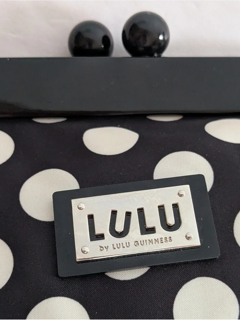 Lulu Guiness Polka Dot Clutch